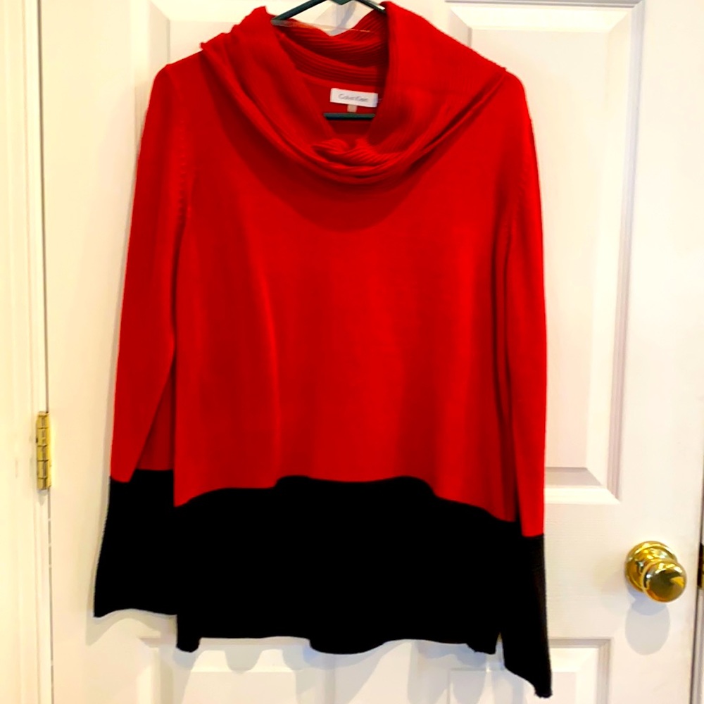 Calvin Klein Cowl Neck Sweater - great shape!